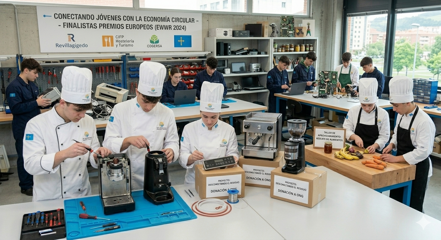 Imagen - Asturias accede a la final de los premios europeos de prevención de residuos con un proyecto educativo de economía circular